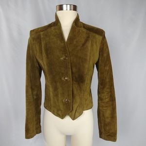 Genuine vintage 1970s suede leather jacket